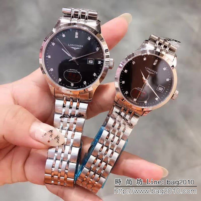 LONGINES浪琴 跨年新品 開創者系列情侶對表 WSS0885